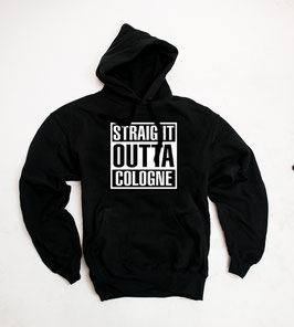 Köln Straight outta Cologne Hoodie Schwarz