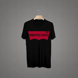 Bierschiss Shirt Schwarz