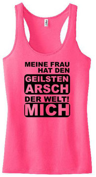 Geilsten Arsch Tanktop Pink