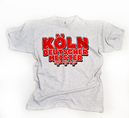 Köln Deutscher Meister Shirt Grau