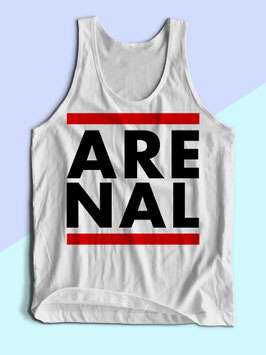 Arenal roter Balken Tanktop weiss