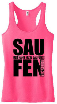 Saufen Mallorca 2018 Tanktop Pink