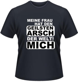 Geilsten Arsch Shirt Schwarz
