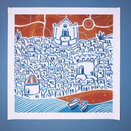 FORIO SARACENA 100X100 CM. NO FRAME