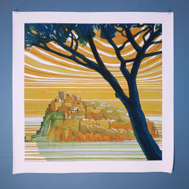 CARTAROMANA 100x100 CM. NO FRAME