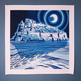 LUNA ARAGONESE 80X80 CM. NO FRAME