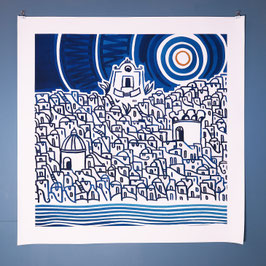 I TRE MONUMENTI 80X80 CM. NO FRAME