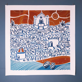 FORIO SARACENA 80X80 CM. NO FRAME