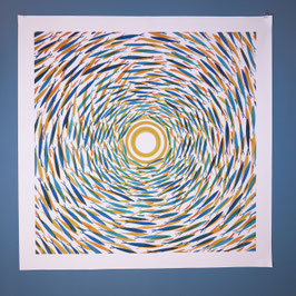 IL VORTICE COLORATO 80x80 CM. NO FRAME