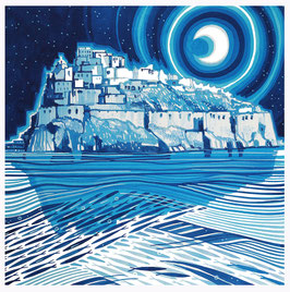 NOTTURNO ARAGONESE 30X30 CM.
