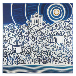 I TRE MONUMENTI limited edition 80x80 CM. SU TELA
