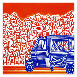 MICROTAXI  30X30 CM.