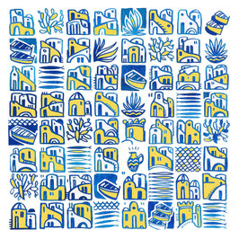 VACANZE AL MARE 30X30 CM.