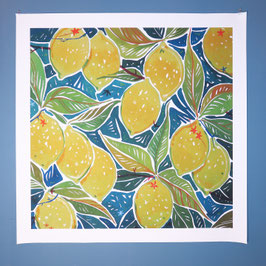 GIALLO ISCHITANO 100X100 CM. NO FRAME