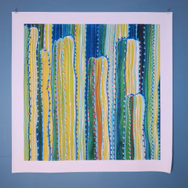 LA PARETE DI SPINE 80X80 CM NO FRAME