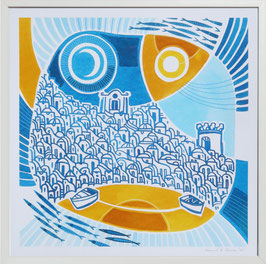 LA NOTTE E IL GIORNO 50X50 CM.