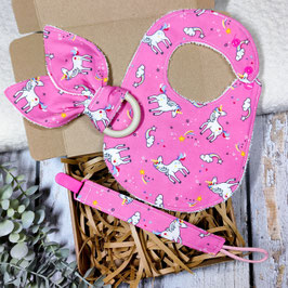 Box Nascita 1 - Unicorni Fuxia