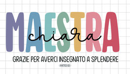 Portachiavi Maestra - Colore Vivace