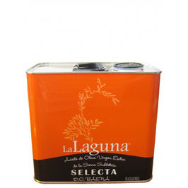 Huile d'olive écologique La Laguna Selecta, récipient 6 boîtes 2,5 L.