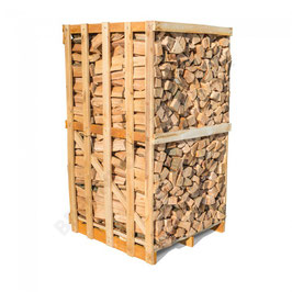 Buchenbrennholz in Einwegbox, 2,8-3 srm, 33cm Scheitlänge