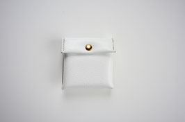 white coin purse