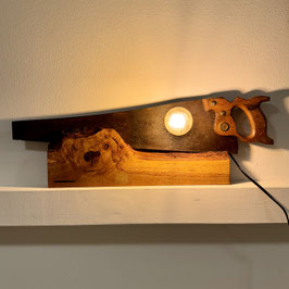 NIEUW!! Saw in wood lamp