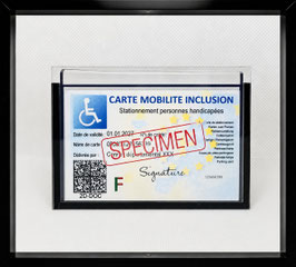 Réf. : 0015 ///   Un Porte carte Handicapé (fond transparent)