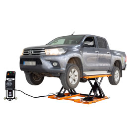 Lincos Mobile Scherenhebebühne, 3,5 t, 230 V mit elektrischer Entriegelung und Mobilkit STD-5230E 230V