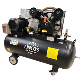 Lincos Industriekompressor 200L, 4kW, 10 bar 400V SB-20043 oder Industriekompressor 200L, 2.2 kW, 10 bar 230V SB-20021