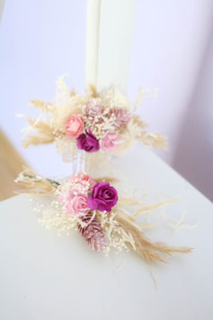 Set für die Braut - Rosa/Purple