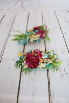 Set für die Braut - Trockenblumen
