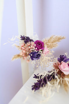 Set für die Braut - Violett