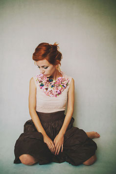 XXL Blumen Collier