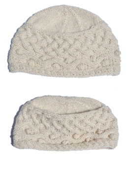 Kit bonnet, toque, bandeau ou snood "Marine"