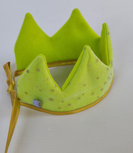 Couronne enfant en feutrine et voile