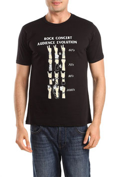 Rock concert audience evolution