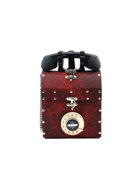 Telefontasche mit BLUETOOTH  Funktion Dunkelrot