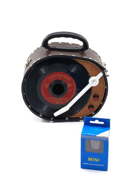 LP-Spieler dunkelbraun mit Bluetooth Funktion