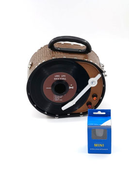 LP-Spieler braun mit Bluetooth Funktion