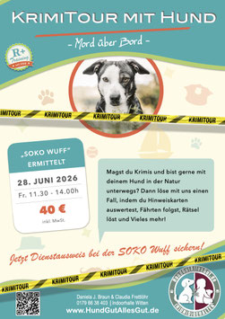 KrimiTour "Mord über Bord" am 28.06.2026 um 11.30h