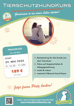 Tierschutzhund Kurs