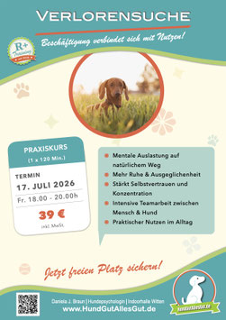Verlorensuche Workshop am 17.07.2026
