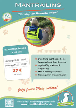Buchung: Mantrailing