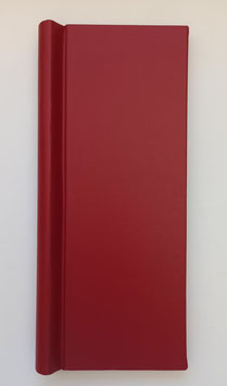 Klemmmappe, Sonderformat Für Blattgröße Höhe 30cm x Breite 12cm Komplettbezug: MONDIAL (rot)