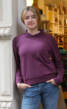 Sweatshirt IchJane Chris aubergine