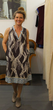 Kleid FOXS Zykadi Palazzo brown