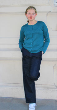 Strickjacke kokon 3100014 petrol