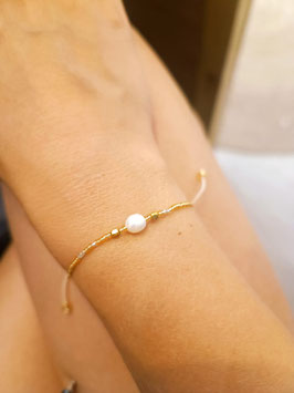Bracelet Perle or