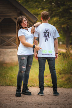 T-Shirt "Kuckuck" weiß