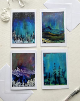 Nordlichter Grußkarten - Set